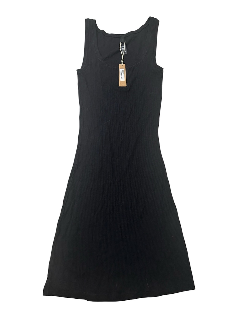 SKIMS Black Sleeveless Ribbed mini Dress